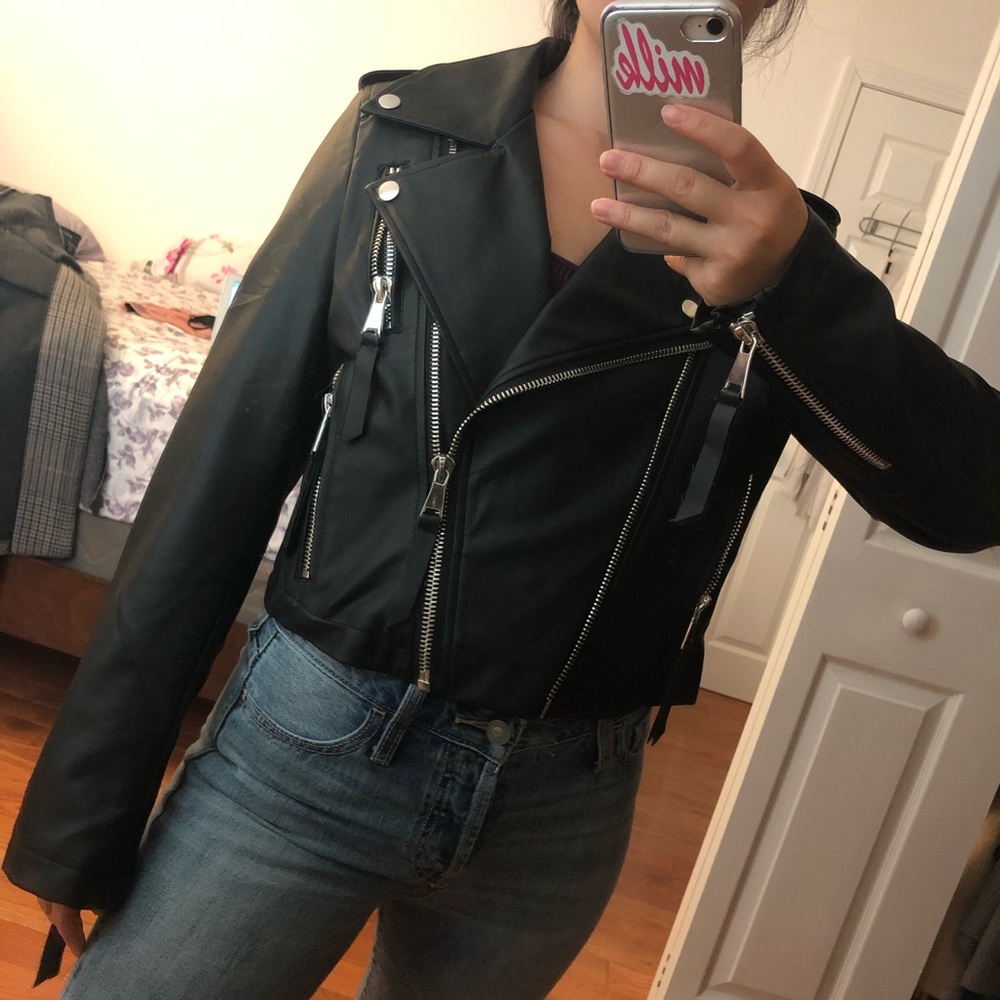 Leather jacket